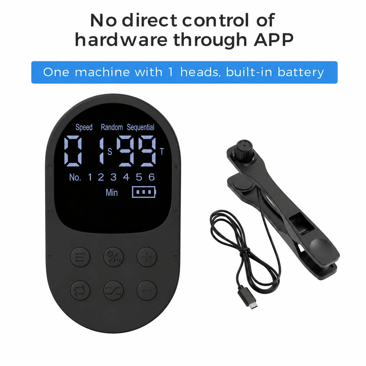 X1 controller with one wired click head